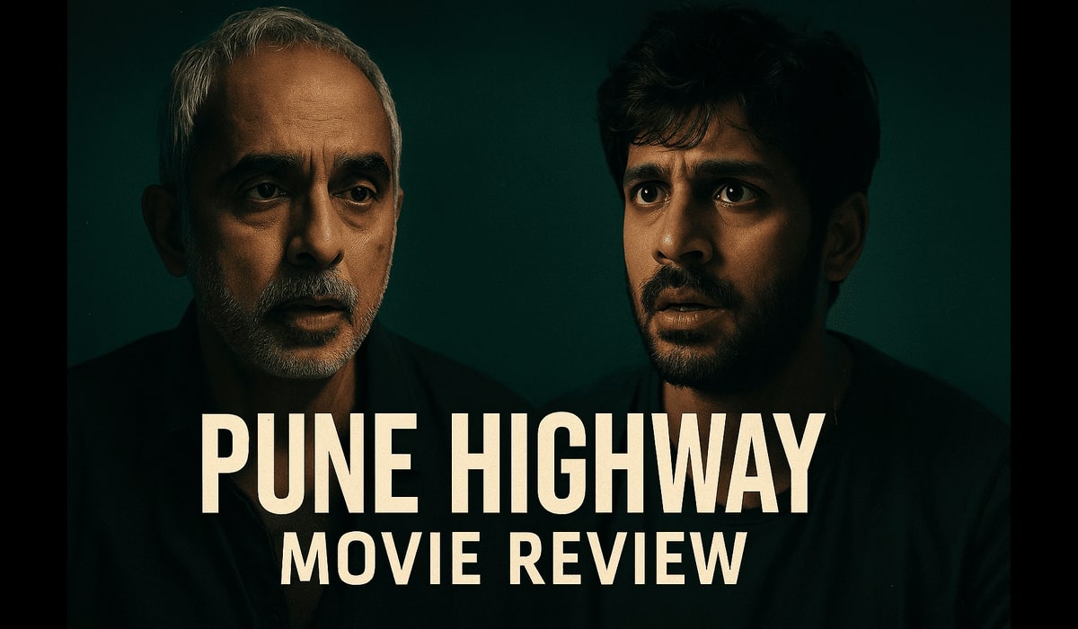 "पुणे हाईवे मूवी रिव्यू पोस्टर - सस्पेंस थ्रिलर फिल्म अमेज़न प्राइम पर, एक लड़की की मर्डर मिस्ट्री और अंडररेटेड एक्टर्स के साथ दमदार कहानी।"