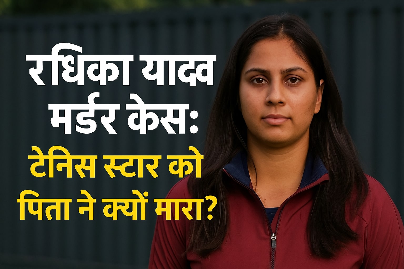 गुरुग्राम में राधिका यादव मर्डर केस - टेनिस खिलाड़ी की हत्या उसके पिता ने क्यों की